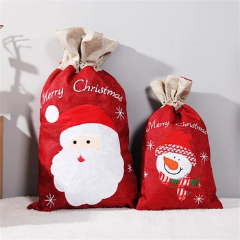Домашен Коледен Подарък, Имат чанта на Дядо Коледа, Голяма Бельо чанта от съвсем малък, Чанта за съхранение на детски бонбони и играчки, Коледни подаръци
