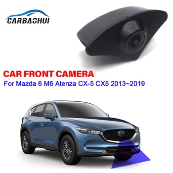 AHD 1080P Рибешко Око CCD Изглед Отпред на Автомобила Парковочная Камера С Положителен Логото За Mazda 6 M6 Atenza CX-5 CX5 2013 ~ 2015 2016 2017 2018 2019
