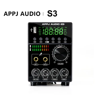 APPJ Audio S3 Мини Цифров усилвател MA12070 с чип 6 Вида Аудиовходов Bluetooth/USB/RCA/Коаксиален/Оптичен/Микрофон/Говорител Банан