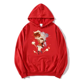Hoody с качулка с принтом Genshin Impact Klee, Hoody за мъже, Пролетно-есенен пуловер, за жени, ежедневното Спортно палто, Логото на поръчка