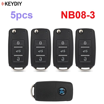 KEYDIY 5 бр., Оригинален NB08-3 за KD-X2 KD900 KD-MAX URG200 Програмист ключове Универсално Дистанционно за Управление на серията KD NB