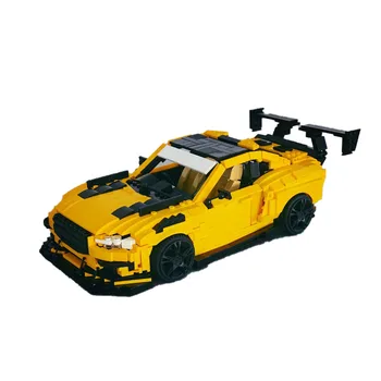 MOC-38065 Yellow Polestar 1 K. S. Edition Спортен автомобил в събирането, Сшивающий блок, Модел 1402 части, Подарък за Рожден Ден на Дете
