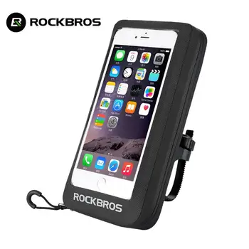 ROCKBROS нова велосипедна чанта за мобилен телефон, водоустойчива чанта за електрически мотоциклет, огледало за обратно виждане, навигационна frame AS-044