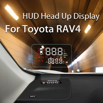 XINSCNUO За Toyota Wildlander/RAV4 2013-20172018 2019 2020 OBD Авто HUD Централен дисплей Проектор Предното Стъкло