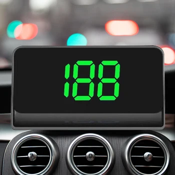 Автомобилният цифров GPS-измерване на скоростта, led дисплей, GPS детектор на скоростта, голям шрифт, умен централен дисплей, проектор скорост на предното стъкло за кола Auto