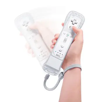 Аксесоари Силиконов калъф Геймпад Motion Plus Адаптер Игри сензор за дистанционно управление за Nintendo Wii На Nintendo Wii