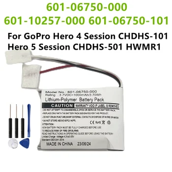 Батерия за фотоапарат 3,7 В/1000 mah 601-06750-000 601-10257-000 За GoPro Hero 4 Session Hero 5 Session CHDHS-501 CHDHS-101 HWMR1 HWPR1