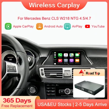 Безжична CarPlay Android авточасти за Mercedes Benz CLS W218 2011-2015, с функция за огледално-рефлексен връзка AirPlay Car Play Камера за задно виждане