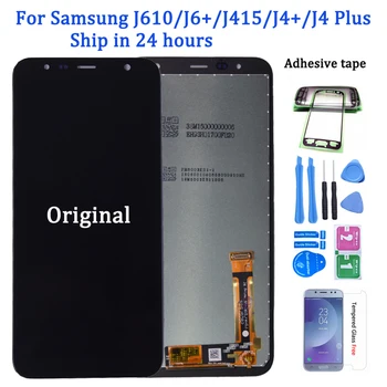 За Samsung Galaxy J4 + J415 SM-J415F J415FN LCD дисплей с сензорен екран възли за Samsung J4 plus J415 LCD екран