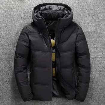 Зимни дрехи, чанти пуховик на утином топола, на Кратко корейското модно палто за млади и на средна възраст, сохраняющее топло, удобно, лесно