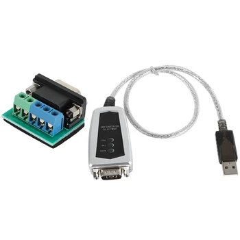 Кабел-адаптер последователен преобразувател USB към RS485 RS422 с чип FTDI за Windows 10 8 7, XP и Mac