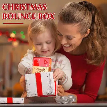 Коледен подарък кутия Diy Сгъваема Хартиена кутия за Пари за Рожден Ден, Сватба изненада Прескочи Box Експлозии Червен плик Подарък кутия Комплект