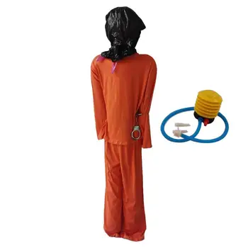 Костюми затворници на Хелоуин, Страшни белезници, костюми затворници, многофункционални украса за cosplay на Хелоуин