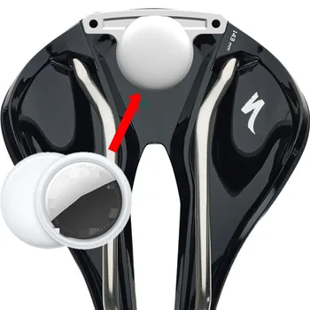 Локатор черупки ключалката тракер защитна втулка с винт за Airtag се монтира на седалката на велосипеда за специализирани удрям