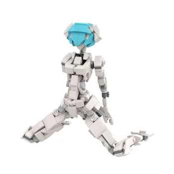 Мобилен костюм за момиче-робот, Модел на робот за котки, 231 бр., строителни блокчета, играчки за детски подарък