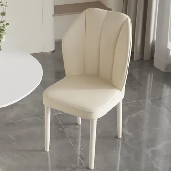 Модни Модерни Трапезни Столове, Бели Дизайнерски Трапезни столове в скандинавски стил за спалнята, Подови Кожени мебели за дома Sedie Da Pranzo
