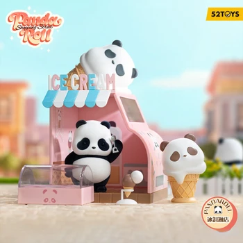 Оригиналната серия Panda Roll Shopping Street, играчки за слепи, Кутия с мистериозен изненада, статуетка, колекция от модели Kawaii, подарък за момичета