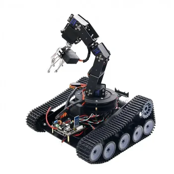 Отвореният код 6DOF Механична Ръка Робот-Цистерна С Отслеживающим Изземване Подкрепа за PS2 Контролер/APP Control 59877