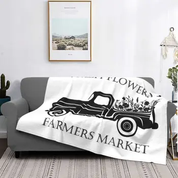 СЕЛСКА МАГАЗИН RESH FLOWERS Луксозни постелки За декорация на вашата спалня, Дышащее топло фланелевое одеяло, за целогодишно ползване