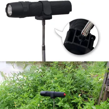 Скоба за закрепване на фенерче, Велосипедна дръжка, Мултифункционален Гъвкав Велосипеден скоба за закрепване на фенерче от 20 мм до 50 мм, риболовни принадлежности