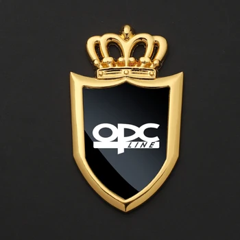 Стикери на автомобилни икони, странични стъкло, метал, автомобилни стикери за Opel OPC Line Astra g h j с логото, автомобилни аксесоари