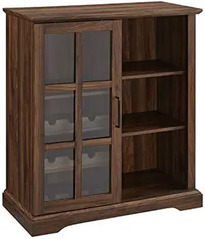 Стъклена врата на бараката, дървени универсална поставка за телевизор с плосък екран до 64 инча, врати и рафтове шкафове за съхранение в хола