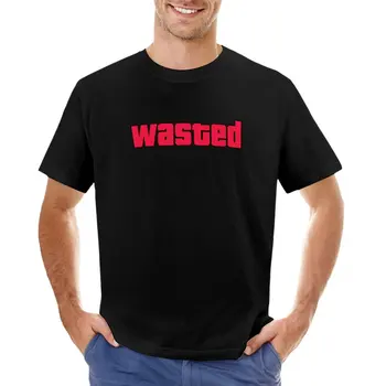 Тениска GTA V - Wasted тениска за момчета с домашен любимец принтом тениска за момчета, спортни ризи, мъжки
