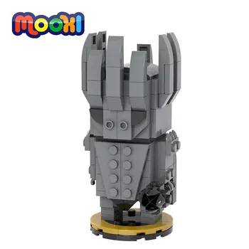 Фигурка герой средновековния филм MOOXI, модел характер Necromancer, строителен тухлен блок, подарък за сглобяване, играчки за деца, подарък MOC1234