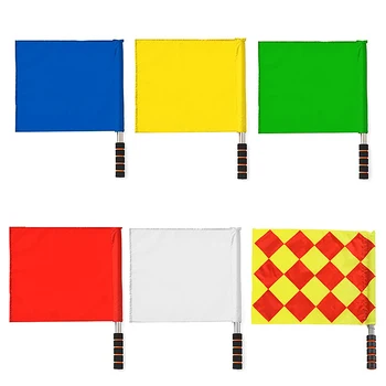 Флаг Команден сигнал 1БР Съдия футболни състезания Специален Граничен Флаг Тренировъчен флаг за ръгби Футбол Хокей